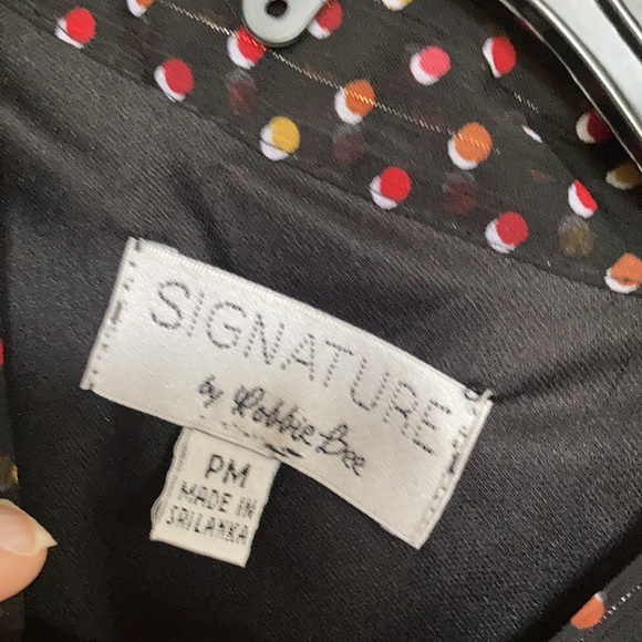 Relisted Signature multi colored polka dot w metallic accents size MP - Picture 6 of 17